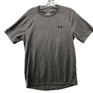 Under Armour The Tech Tee Mens S Gray Loose Short Sleeve T Shirt Crewneck